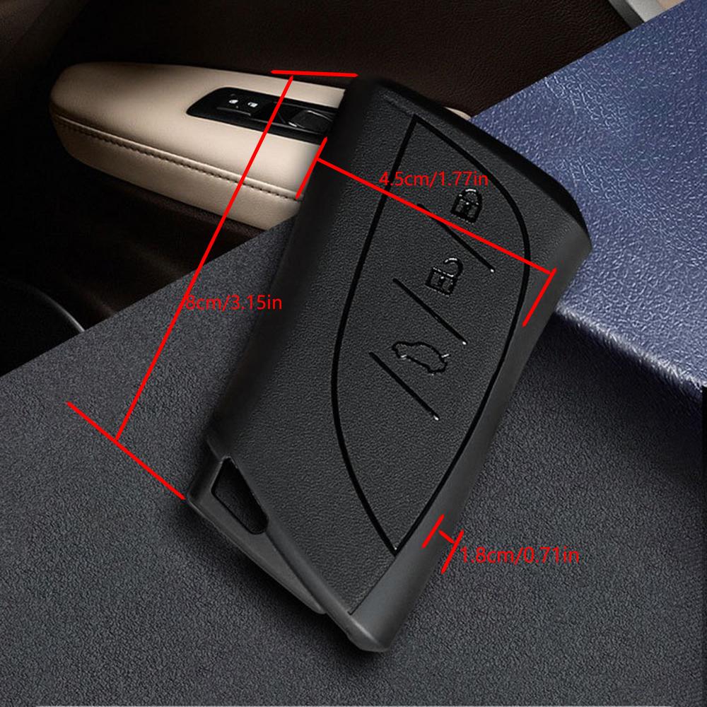 Для Lexus IS ES GS GX LS500H NX RX LX LC RC 200 250 570 2018 2019 Мягкий ТПУ Чехол для автомобильного пульта ключа Крышка Аксессуары для стайлинга автомобиля Брелок