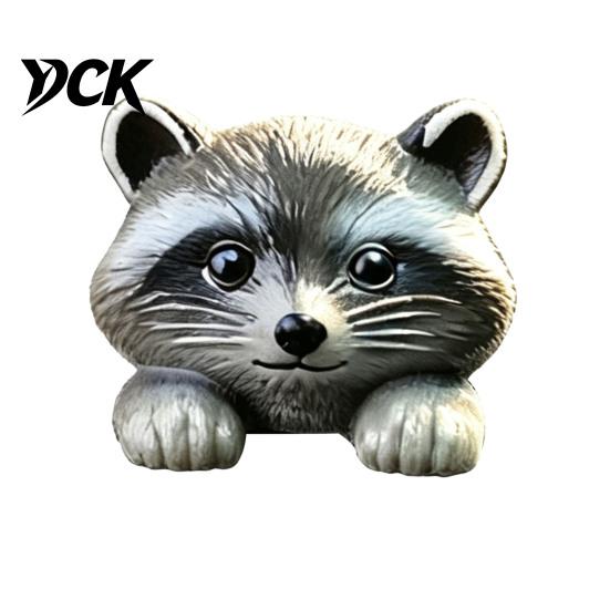 Creative Car Air Vent Ornament Outlet Clip, Raccoon/Fox/Kangaroo/Polar Bear/Guinea Pig Shape, Universal Small Fragrance Accessory Fit Ornament,