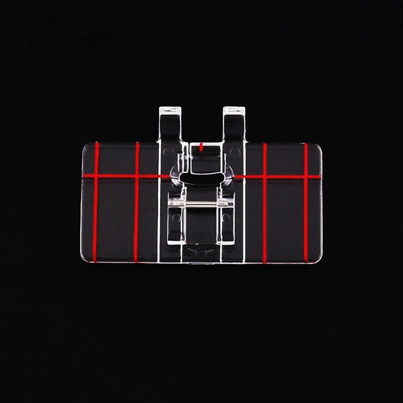 Пластиковая лапка для параллельного стежка швейная машина аксессуары для Janome SINGER JUKI Brother бытовая электрическая