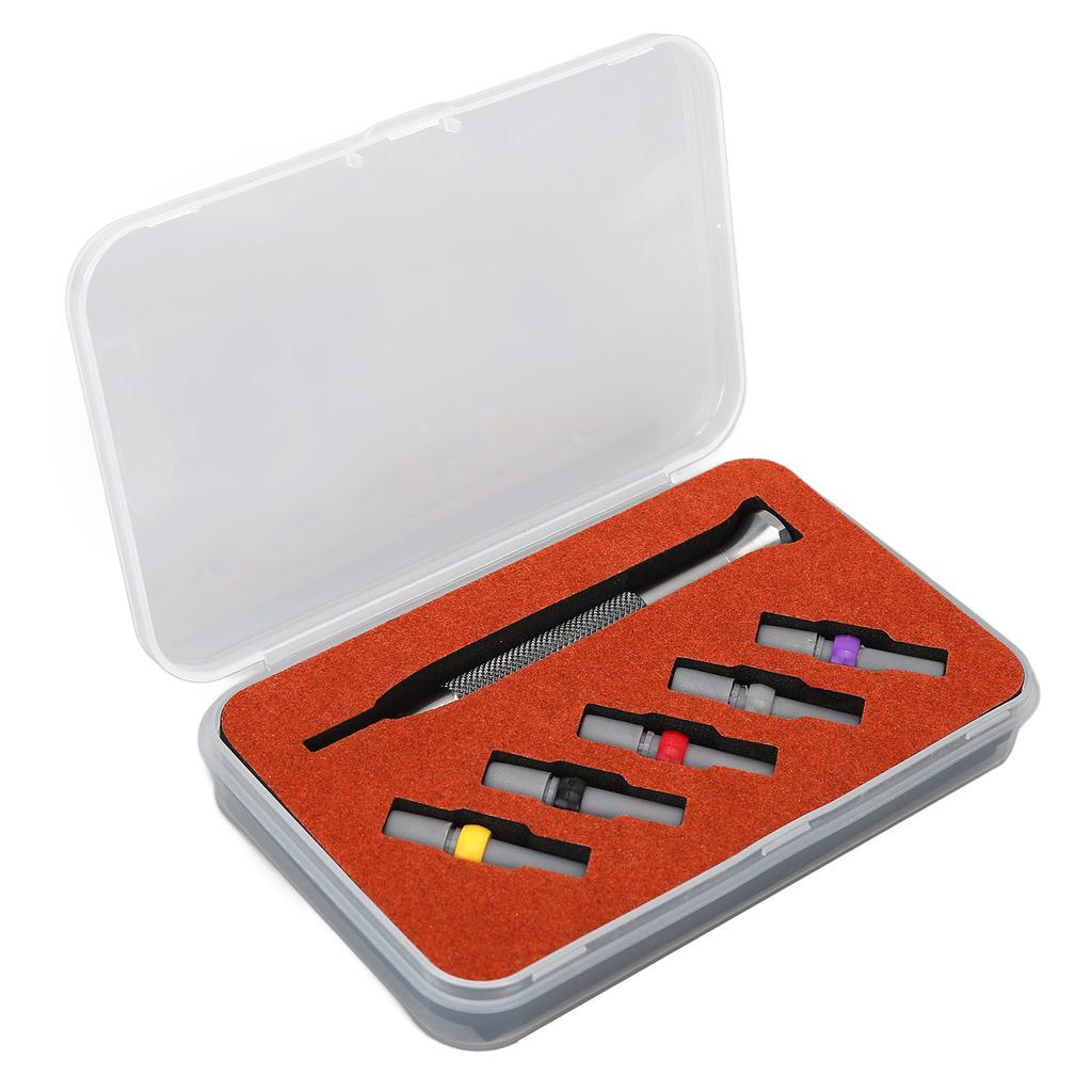 Watch Screwdriver Set High Hardness Thick Handle High Speed Steel Watch Repair Tool with 5 Screw Bits for Home Watch