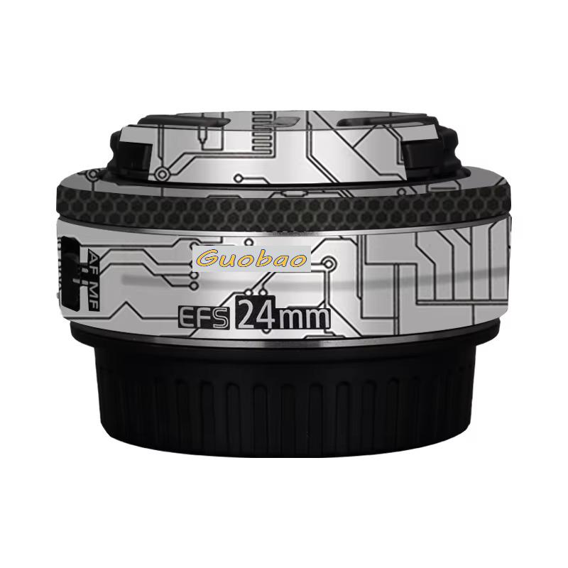 Декаль-скин для объектива Canon EF-S 24mm F2.8 STM, защитная пленка-чехол для объектива Canon EF-S24 F2.8, защитная наклейка для canon 24mm 2.8