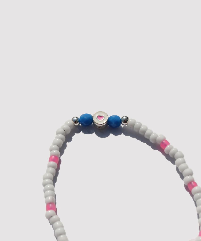 Браслет с бусинами Bonbeau Soul Heart Charm Браслет с цветным сердечком в качестве акцента