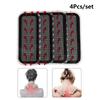 4Pcs Abdominal Patches Replacement Gel Sheet Electrode Pads Electric Muscular Stimulation Patch Excellent Conductivity Reusable