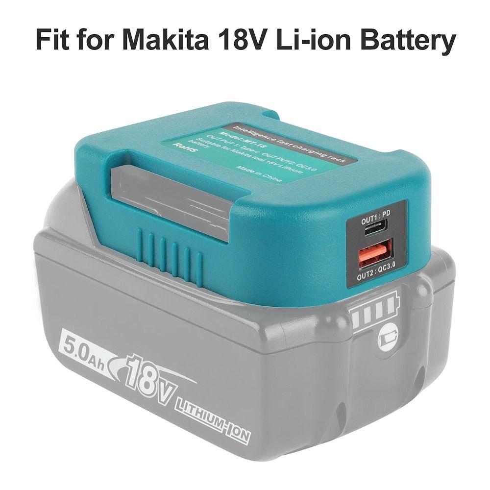 Для Makita/Dewalt/Milwaukee Адаптер USB-зарядного устройства для электроинструмента Зарядная станция Зарядное устройство для телефона Для Makita|Dewalt|Milwaukee