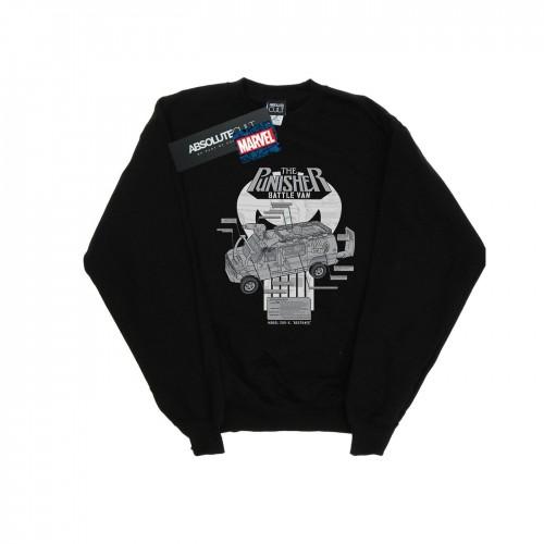 Marvel Mens The Punisher Battle Van Breakdown Sweatshirt