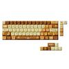 PBT Клавиши для Сублимации 74 Клавиши Bread Bear Оригинальный Профиль Боковая Гравировка для Механических Клавиатур Поддержка Множества Раскладок