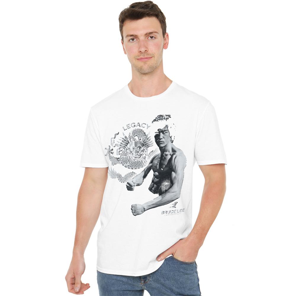 Bruce Lee Unisex Adult Action Pose T-Shirt