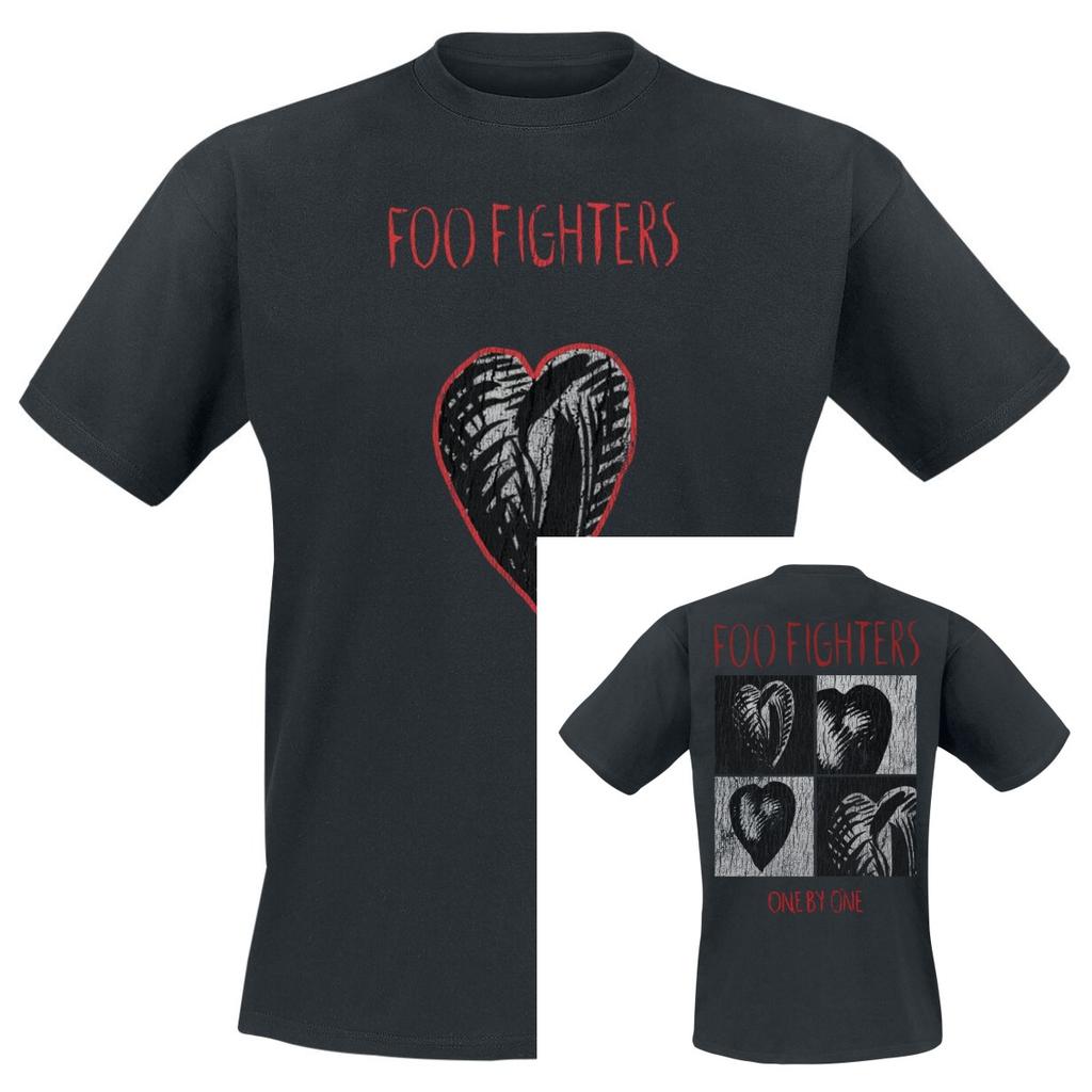 Y2k Foo Fighters Хлопковая футболка группы Унисекс Летняя с коротким рукавом Модный бренд Футболка Роскошная Повседневная Винтаж