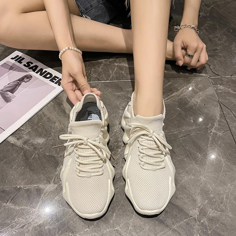 Женская летняя обувь Octopus, новая женская обувь, дышащая, универсальная, из микрофибры, тонкие носки-туфли