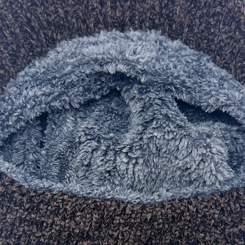 Wool Hat for Men and Women, Winter Pullover Hat, Warm Mask, Cycling, Wind-proof, Northeast Hat, Scarf, Scarf and Neck Integrated Hat