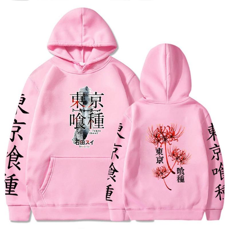 Tokyo Ghoul Japanese Animation Men's Hoodie Vintage Unisex Pullover Men Vintage Graphic Hoody Tops Streetwear Clothing