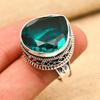 Beauteous Indicolite Gemstone Handmade 925 Sterling Silver Ring Jewelry For Gift