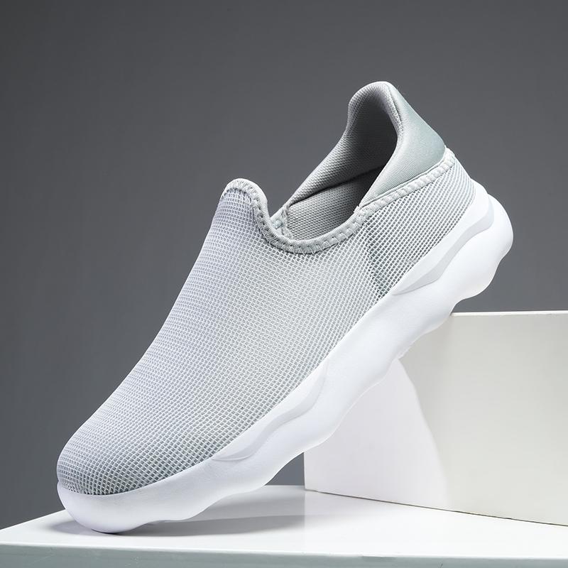 Shoes for Men Summer New Casual Men's Shoes with Mesh Cover, Flat Bottom and Sports Vulcanized Shoes Zapato Para Hombre