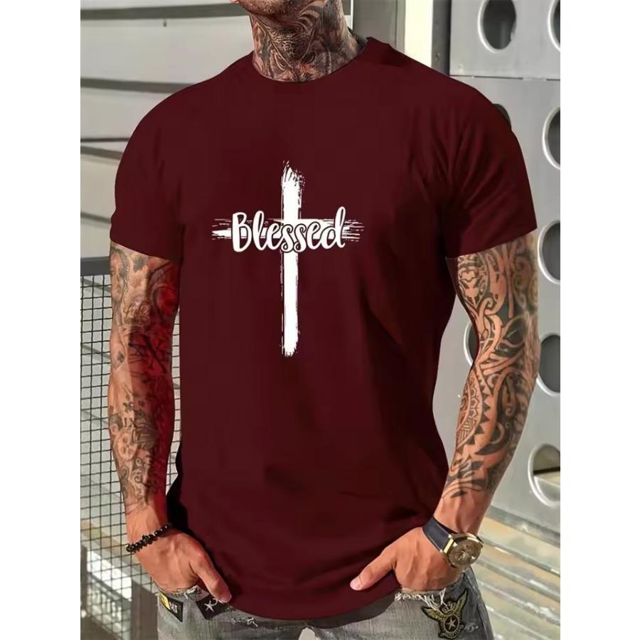 New Summer Daily Casual Men's T-shirt Outdoor Sports Short Sleeve Top 3D Mountain Print Men's T-shirt Street Fashion Men's Top