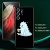 Чехол для Samsung Galaxy S22 S20 Ultra S21 FE S10 S9 Plus Note 20 10 Lite 9 Мягкая телефонная крышка Чехол Динозавр Мультяшный