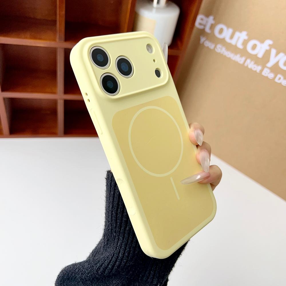 Оригинальный жидкий силиконовый магнитный чехол для iPhone 17 Pro Max Magsafe Беспроводная зарядка Мягкая противоударная крышка для iPhone17 17Pro