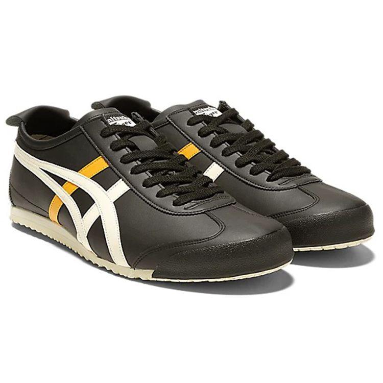 ONITSUKA TIGER Mexico 66 Comfortable Retro Fashion Durable Lightweight Low-Top Casual Running Shoes Unisex Sneaker Black White 1183C080-001