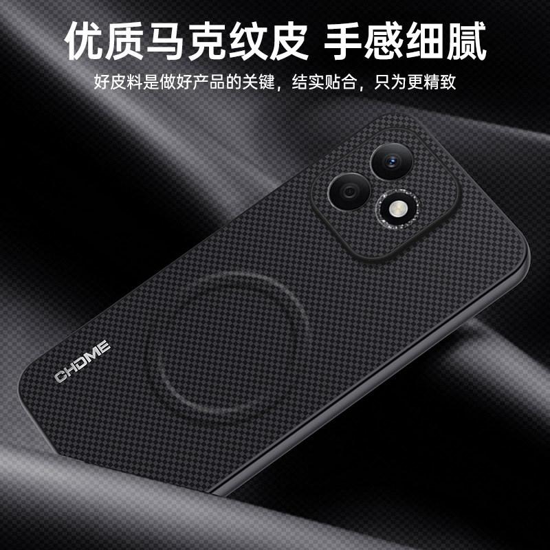 Применимо к чехлу для мобильного телефона Honor 600lite, чехол с узором «Марк», магнитная застежка, кожаный узор, мягкий чехол, магнитная индукция, Honor 500, защита от падения