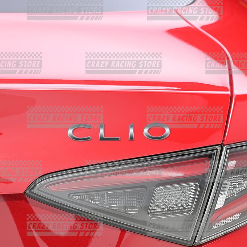 1 шт. CLIO Автомобильные значки Для RS GT Sport Задний значок на багажник Металлические 3D наклейки Наклейки на кузов Буквы Декор Стайлинг