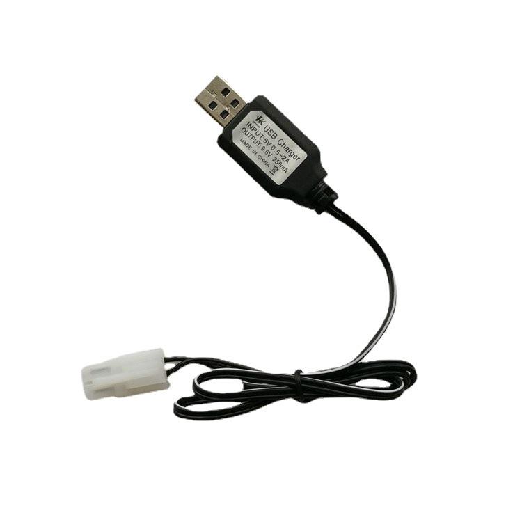Ni-Cd/NiMH Battery Pack USB Charging Cable for Remote Control Toys with JST SM 2P Connector