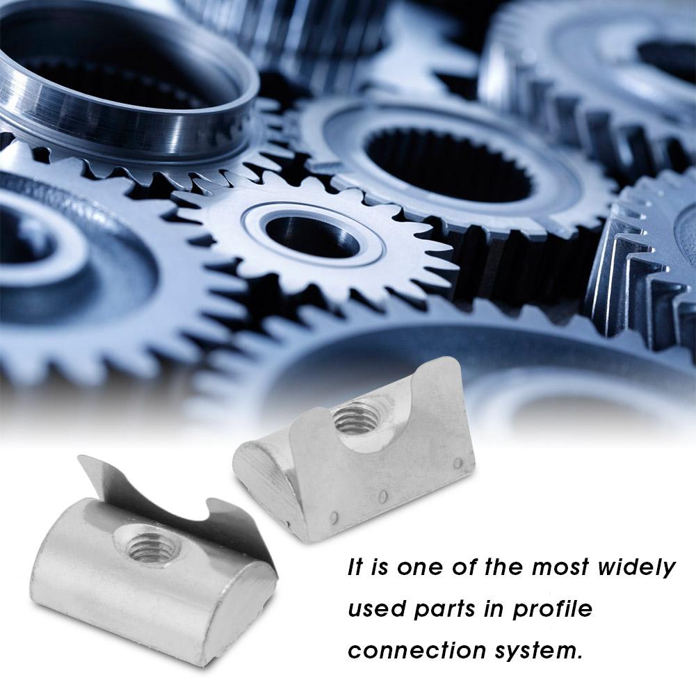 M8 Шрапнельный гаечный блок Эластичная гайка Серия 40 Аксессуары для алюминиевого профиля(М8 20 шт.)