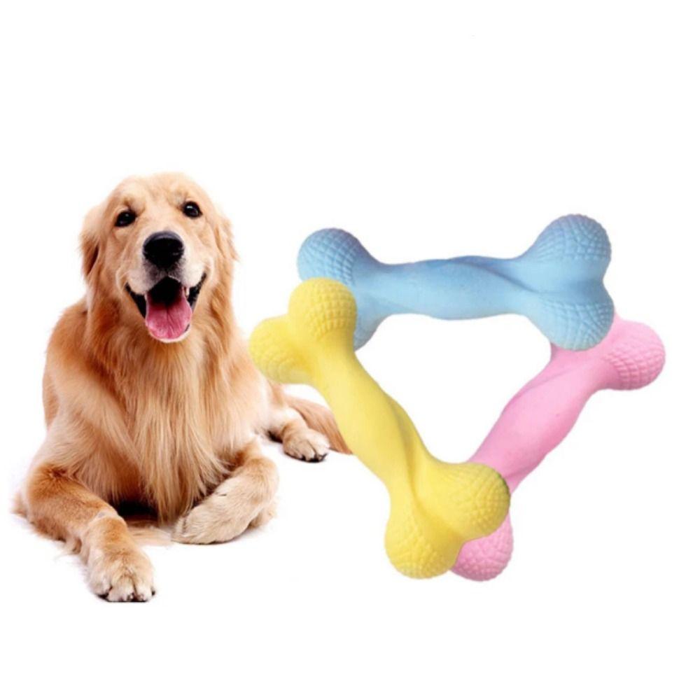 Игрушки для собак в форме костей, устойчивые к укусам, мягкие, для зубов собак, жевательные игрушки для зубов собак, чистка зубов