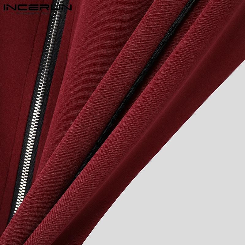 INCERUN Летние мужские повседневные облегающие майки без рукавов с вышивкой футболки