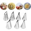 7Pcs/Set Cake Decorating Tips Cream Icing Piping Rose Tulip Nozzle Pastry Tool