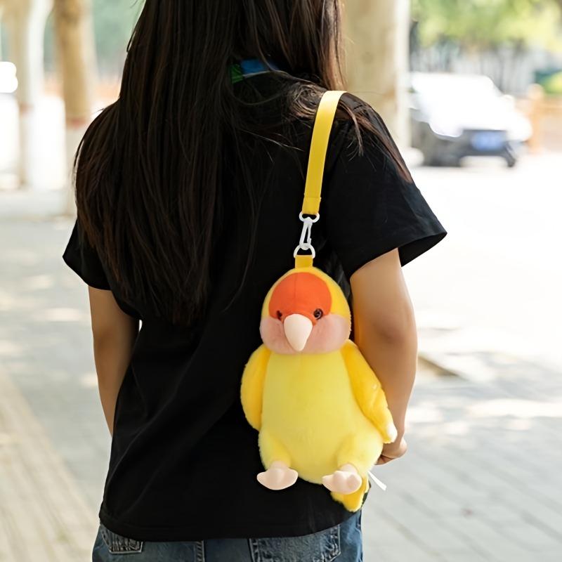 Милые попугайчики Плюшевые Рюкзаки Имитация Птицы Плюшевая Кукла Сумка Каваи Детская Сумка Через Плечо Модный Рюкзак Сумка Подарки для Женщин