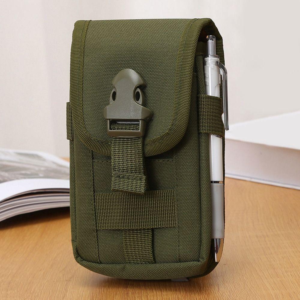 Large Capacity Mobile Phone Belt Pouch Vertical Men's Clip-On Case Bag Travel
