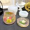 Pudding Jar Storage Bottle Silicone Resin Mold With Lid Candle Holder Box Mould Epoxy Casting Resin Mold Epoxy Resin Molds