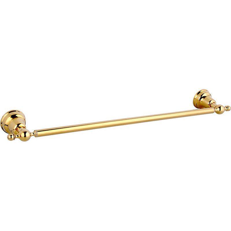 Gold Chrome Plated American Style Towel Rack Set - Retro Bathroom Accessories