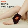 Электрический нагревательный бандаж для лодыжки USB-грелка с 3 настройками нагрева для снятия боли при растяжении связок лодыжки, ахиллите и тендините