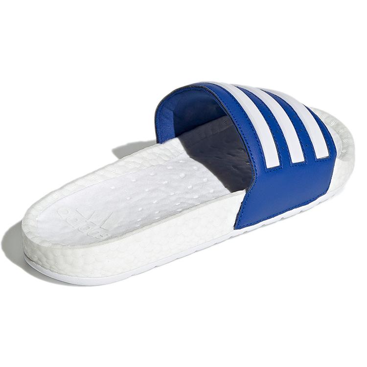 adidas Шлепанцы Adilette Boost 'Белый Королевский Синий' GZ5313