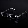 Clear Rimless Reading Glasses Presbyopia Diopter Eyeglasses