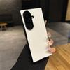 Solid Color Lichee Leather Bumper Anti-drop Phone Case for Samsung Galaxy Z Fold 8 7 6 5 4 Ultra Thin Camera Protection Cover