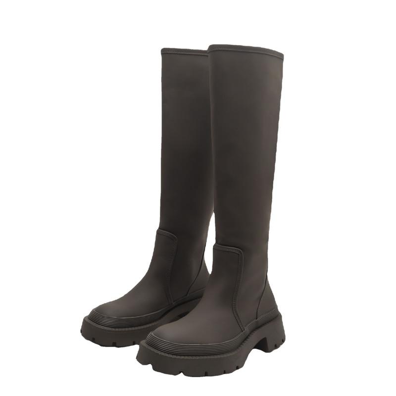 New Autumn Winter Women 'S Round Toe Platform Long Boots Fashion Sexy Retro Style Knee -High Female Shoes Size 35 -40