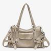 Large Capacity Tote Bag for Women's Daily Versatile Hand-held Uniform Bag, Simple Shoulder Bag