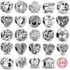 Infinity Mom Love Heart Crown Life Tree Charm Bead Fit OriginalNew Charms Silver 925 Bracelet Women Jewelry