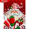 5D Full Square Diamond Embroidery Cartoon Handicraft Diamond Painting Santa Claus Craft Kit Cartoon Winter Decor For Home