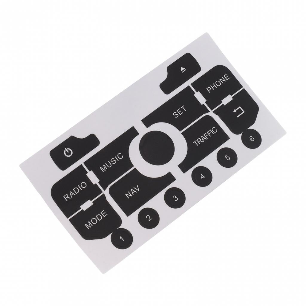 Set of Stickers To Repair the Buttons On Your for 308 for 3008 Nav Radio