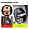 QWSL3 Stainless Car Door Lock Buckle Trim Cover Protector Rust Accessories For BMW M 1 3 4 5 6 7 Series X1 X3 X4 X5 G20 G38 F48 E36