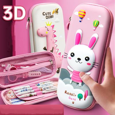 3D космический чехол для ручки для студентов, набор из 1 предмета, чехол для ручки с мультяшной моделью, чехол для ручки для школы, большая вместимость, детские канцелярские принадлежности