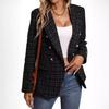 2024 European & American Women's Autumn Tweed Suit Jacket with Pockets