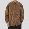 American Cityboy Loose Trend Long-Sleeve Work Shirt: Men's Casual Spring/Autumn Jacket