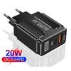 Быстрые зарядные устройства USB C 20 Вт Портативное зарядное устройство Поддержка быстрой зарядки Type C PD для IPhone 16 15 14 Pro Max IPad Xiaomi Samsung Зарядное устройство