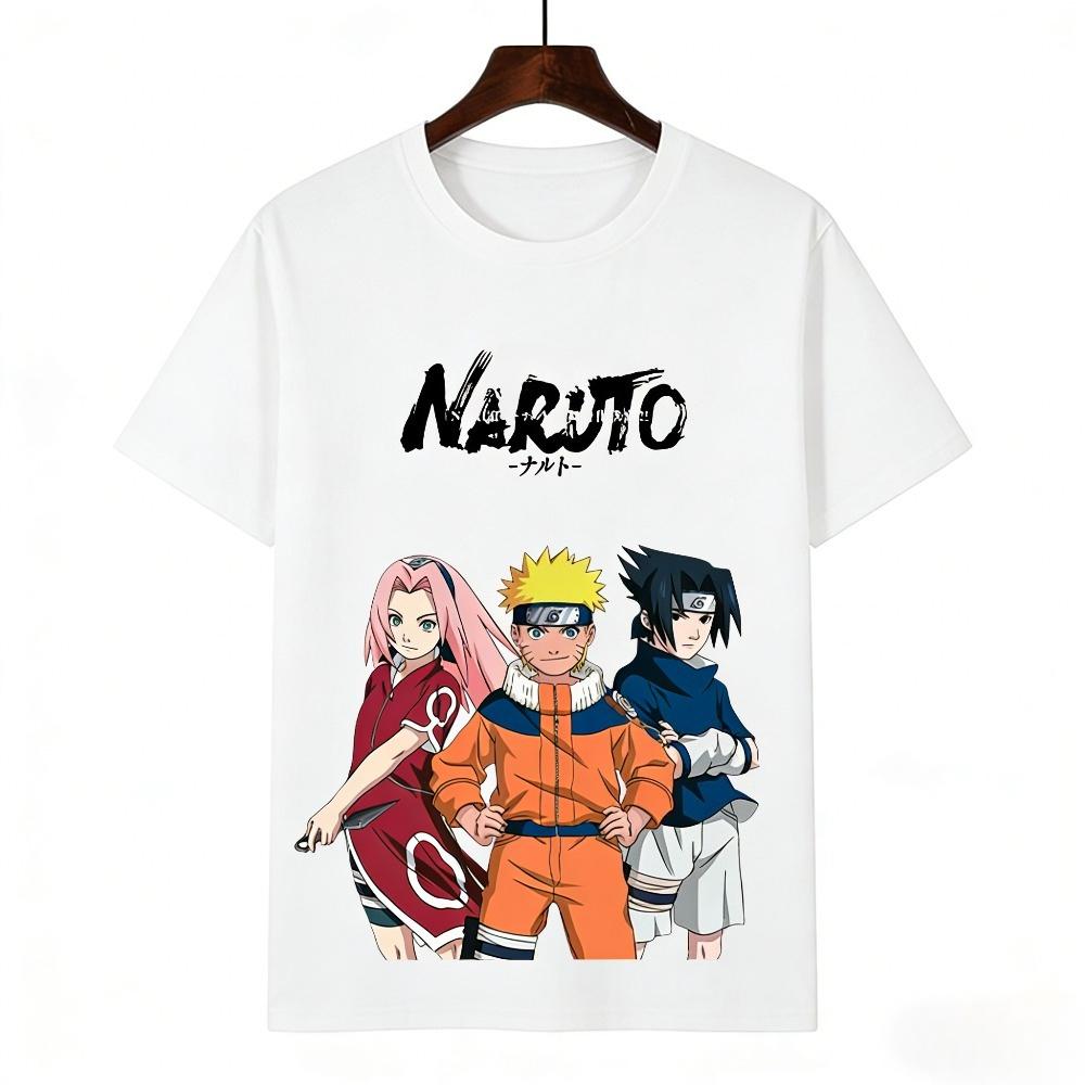 Naruto Anime Short Sleeved Summer Pure Cotton T-shirt Around Naruto Unisex