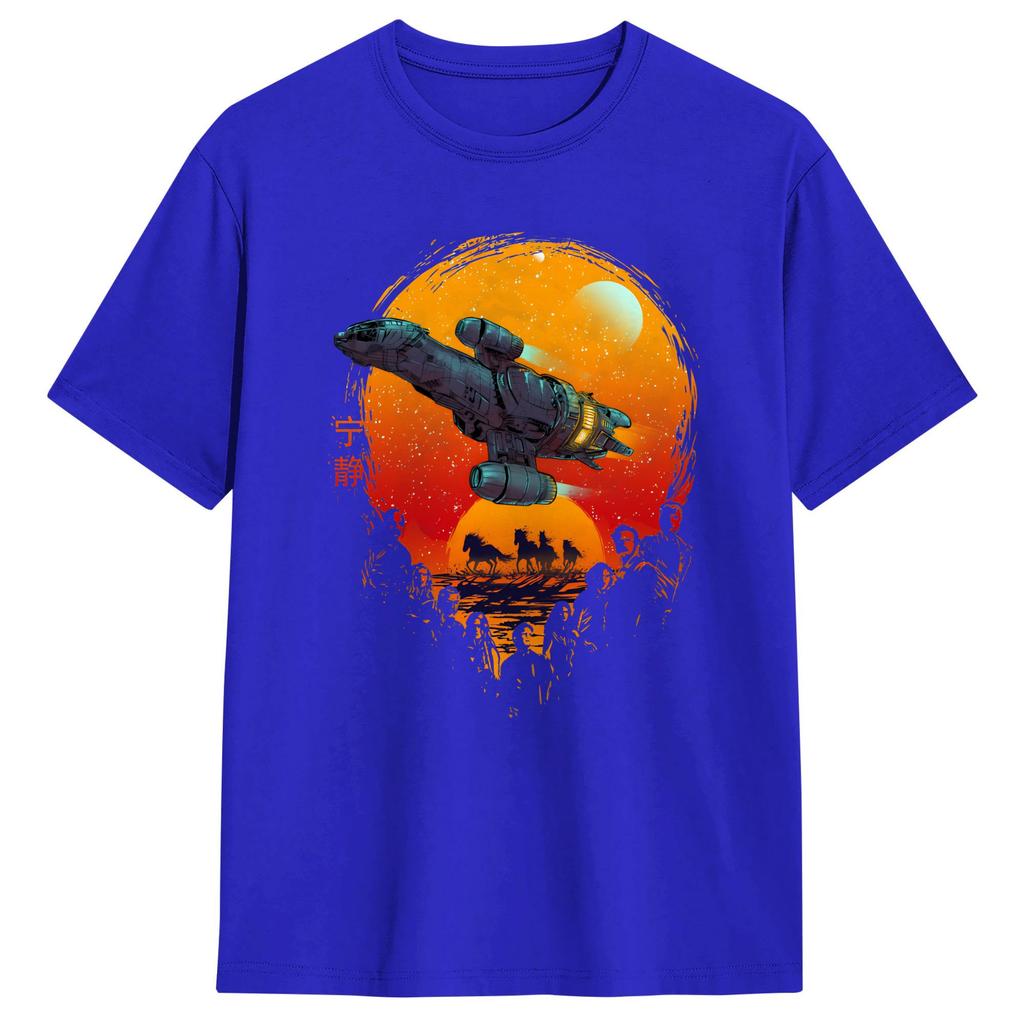 Firefly Serenity Cant Take The Sky From Me Unisexs T Shirts Novelty Tees Short Sleeve Round Collar TShirts Pure Cotton Clothes