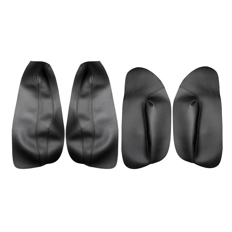 Мягкий кожаный чехол на дверную панель для Ford Mondeo 2007 2008 2009 2010 2011 2012, подлокотник внутренней двери, кожный покров, наклейка, отделка