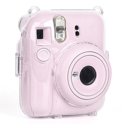 Блестящий чехол для камеры Fujifilm Instax Mini 12, прозрачная сумка с ремешком